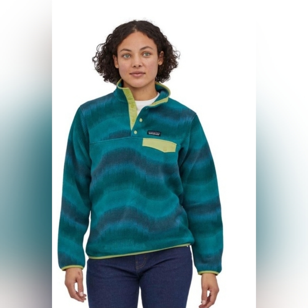 Womens Patagonia Printed Synchilla Snap-T Medium
